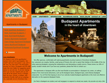 Tablet Screenshot of apartmentsbudapest.org